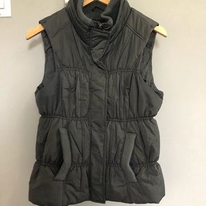 Charcoal grey Maurice’s puffy vest
